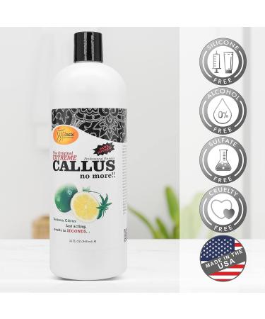 SPA REDI Callus Remover Gel 32oz - Professional Foot Care for Tough Calluses - Lemon Lime Scent - Smooths Dry Cracked Heels - Buy Online on GoSupps.com