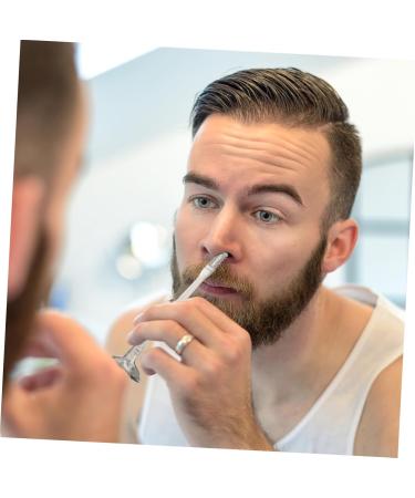 VALICLUD 2Pcs Ergonomic Double Ear Hair Trimmer for Men Women Compact Portable Manual Hair Removal Device with Round Tip for Precise Facial Care - Buy Online on GoSupps.com