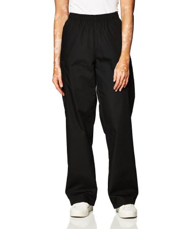 WonderWink Women's Scrubs Quebec Full Elastic Cargo Pant Medium Petite Black