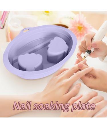 Bassin De Trempage Pour Ongles | Bac D tachage Vernis Gel Et Poudre - Contenant Pour Immersion Bac De Soin Pour Soins Domicile Salon Et Voyage Violet - Buy Online on GoSupps.com