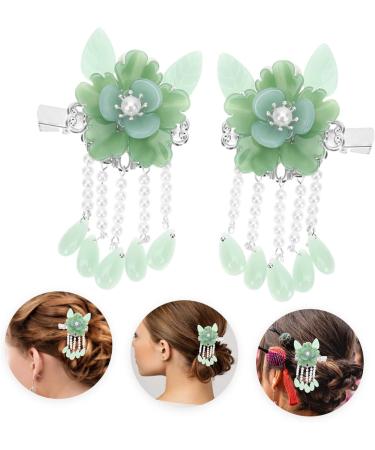 ABOOFAN 1 Pair Antique Pair Clip Vintage Hair Accessories Flower Hair Clips Accessories for Girls Hair Barrettes for Girls Chinese Hairpin Kimono Floral Bride Hair Barrettes Girls Hairpins - Buy Online on GoSupps.com