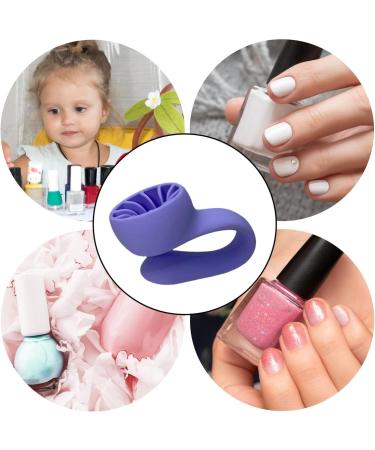 Shitafe Nail Polish Bottle Holder Wearable Wearable Manicure Display Tools - Strong Grip Airlock Suction Silicone Nail Polish Holder For Nail Art Salon Design Violet - Buy Online on GoSupps.com