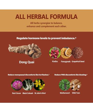 Herbal Drops - Natural Dong Quai Extract for Hormone Harmony Menopause Relief & PMS Support | 2 oz - Buy Online on GoSupps.com