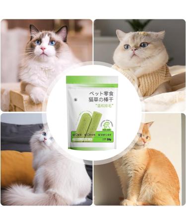 Shenrongtong Cat Grass Sticks - Dental Care & Hair Removal Treats for Cats | 4 Pieces - Buy Online on GoSupps.com