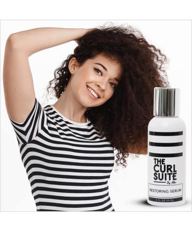 Curly Hair Serum for Frizzy Damaged Hair - Cocoa & Buriti Extract - Hair Growth Solution for Women Men & Kids (2 Fl Oz - Buy Online on GoSupps.com