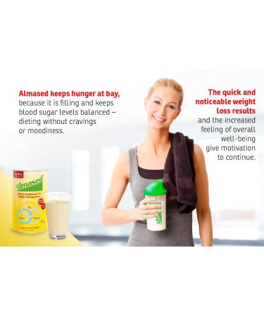 Almased USA 17.6 oz (500g) - Premium Protein Meal Replacement for Weight Loss - Buy Online on GoSupps.com