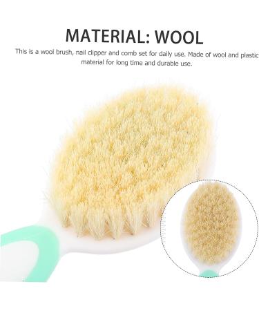 SAFIGLE 6 Pcs Baby Hair Brush and Comb Set - Kids Shower Scalp Combs and Silicone Scrubbers - Toddler Hair Care Kit - Buy Online on GoSupps.com