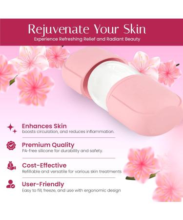 Buy Ice Face Roller Massager - Reusable Silicone Mold for Natural Skin Care De-Puffing Eye Bags & Reducing Migraine Pain | International Shipping Available - Buy Online on GoSupps.com