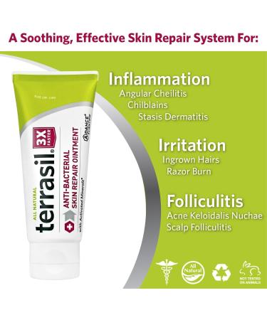 Terrasil Antibacterial Skin Repair Cream - 50g - Buy Online on GoSupps.com