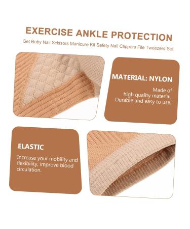 Mobestech 6 Pairs Ankle Support Socks | Protective Ankle Sleeves for Volleyball & Sports | Optimal Comfort & Stability - Buy Online on GoSupps.com