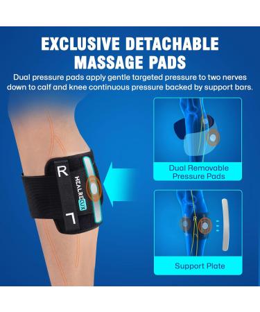 Sciatica Pain Relief Devices | Knee Brace with Dual Pressure Pads | Effective Sciatic Nerve Leg Support - Buy Online on GoSupps.com