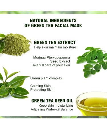 TBeautfave Peel Off Face Masks Green Tea Deep Cleanse Mask Whitehead Remover Mask Nose Pore Strips Acne Removing Purifying Deep Cleansing Pore Pores Shrinking Moisturising - Buy Online on GoSupps.com