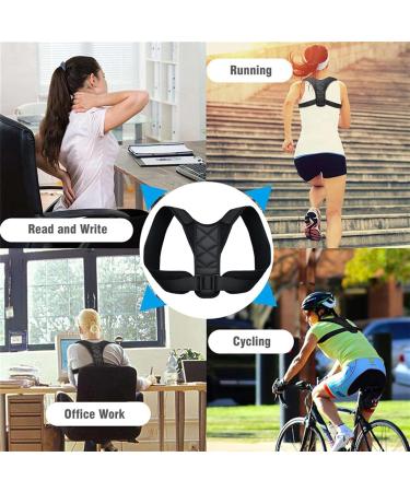 Adjustable Anti-hunchback Posture Correction Belt Upper Back Support Belt Sitting Posture Corrector Clavicle Spine Shoulder Braces Correction lofty ambition Gr XL/X - Buy Online on GoSupps.com