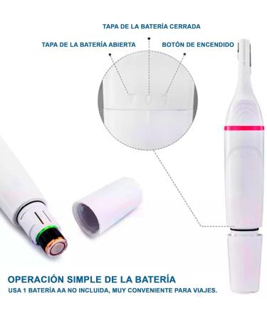 Women's 2-in-1 Painless Body Hair Remover Razor for Legs Armpits Eyebrows & Bikini Area | Fast International Shipping - Buy Online on GoSupps.com