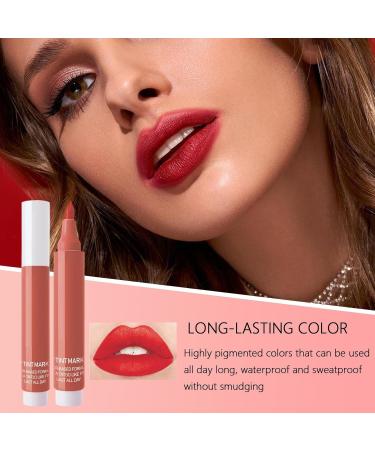Lip marker pen 3g of lip colour long-lasting tint | Smudge-proof makeup with a natural finish for everyday use office party travel beauty. - Buy Online on GoSupps.com