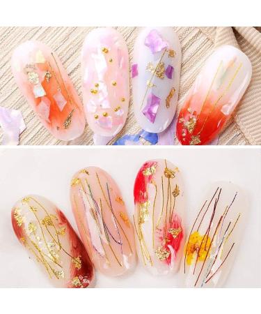 KINNO 12 Colors Gold Leaf Sheets - 600 Pieces for Arts, Decoration, Handcrafts, Gilding - Furniture, Nails, Paintings, Slime, Wall - 12 Colors - Buy Online on GoSupps.com