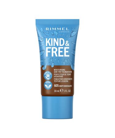 Rimmel Kind + Free Moisturising Skin Tint Foundation Deep Chocolate 602 Deep Chocolate 35 ml (Pack of 1) - Buy Online on GoSupps.com
