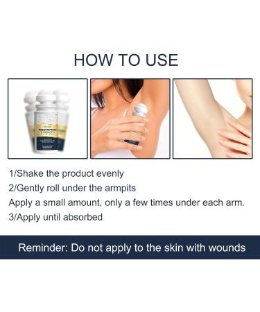  PUCHEN Armpit Roll-On Deodorant | Refreshing Deodorant Stick for Pocket - Nourishing Odor Sweat Stick Under 2 Oz Protection From - Buy Online on GoSupps.com