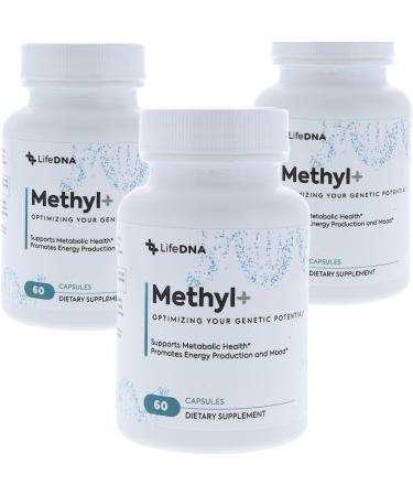 LIFEDNA Methylated Multivitamin Complex with Methylfolate 3-Pack 90 Day Supply