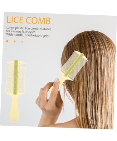 Lot de 6 Peignes Antipelliculaires Dents Fines Grosse Taille en Plastique pais Double Face avec Manche Ergonomique pour Enlever Poux Pellicules Cuir Chevelu Adultes Gar on - Buy Online on GoSupps.com
