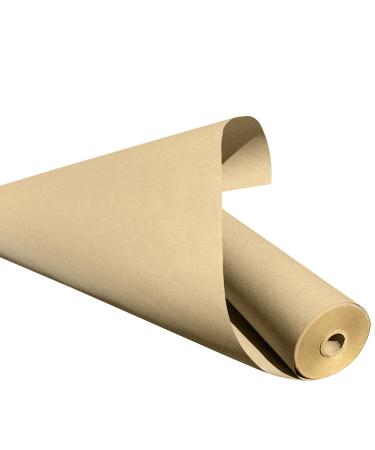 American Made 100% Recycled Brown Kraft Paper Roll 17.50" x 1800" (150 ft) Multipurpose Arts & Crafts Gift Wrapping Packing and Shipping By NY Paper Mill