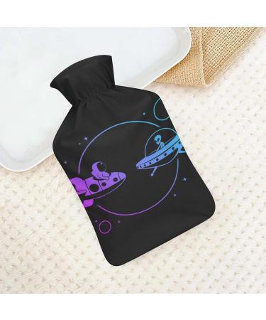 Buy Alien Space Hot Water Bottle with Plush Cover - Hand Warmer for Adults & Kids | 26.5x15.3cm - International Shipping Available - Buy Online on GoSupps.com
