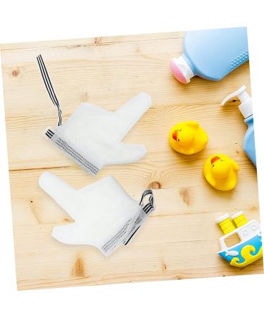 Toyvian Baby Mittens 1 Pair | Infant Anti-Eating Softer Gloves | Finger Thumb Kids Hand Kit Corrector | Breathable Stop Sucking Gloves for Kids | White 12x7cm - Buy Online on GoSupps.com