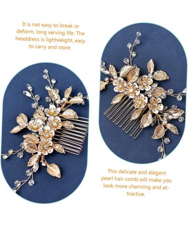 FOMIYES Comb Wedding Hair Accessories for Brides Wedding Headpiece for Bridal Headpieces for Wedding Flower Girl Hair Accessories Brides Hair Accessories Leaf Bridesmaid Zinc Alloy Hairpin - Buy Online on GoSupps.com