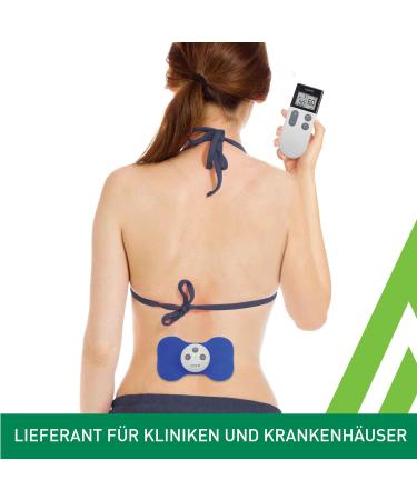 Wireless Rechargeable Mini Muscle Stimulator - Med-Fit for Back Sciatica Neck Knee Arthritis & Muscle Pain Relief - International Shipping Available - Buy Online on GoSupps.com