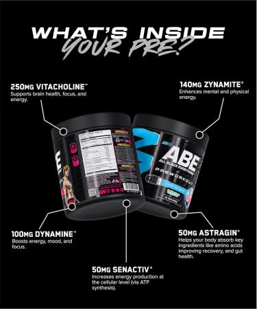 All Black Everything Pre-Workout Powder | Preworkout Energy Drink Mix | 350mg Caffeine | Beta Alanine & Citrulline | Energy Supplement for Men & Women | Baddy Berry | 30 Servings - Buy Online on GoSupps.com