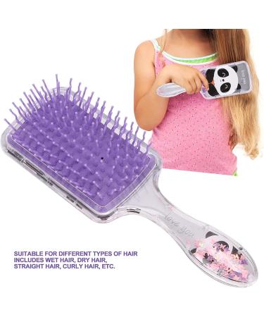 Peigne de Coiffure Coussin d'air Peigne de Peigne de Radom Massage Peigne de Peigne Paillette avec Sac Gaz pour Peignage et Coiffage Quotidiens (Panda gris) - Buy Online on GoSupps.com