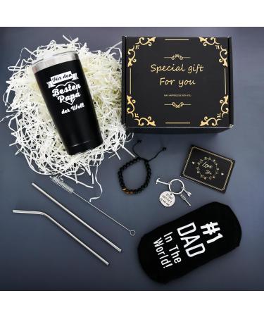 Best Dad Birthday & Father's Day Gifts | Funny 20oz Stainless Steel Coffee Mug Gift Box - Buy Online on GoSupps.com