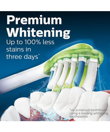 Philips Sonicare Genuine W3 Premium White Replacement Toothbrush Heads  4 Brush Heads  White  HX9064/65 4 White - Buy Online on GoSupps.com