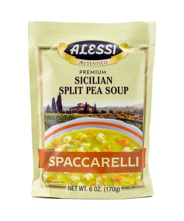 Alessi Split Pea Soup - 6 oz 6 pk - Delicious and Nutritious Soup Blend - Buy Online on GoSupps.com