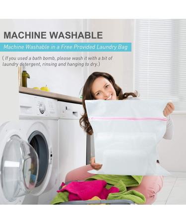 Full Body Bath Pillow with Mesh Washing Bag | Spa Bathtub Pillow for Head, Neck, Shoulder & Back Support | 5D Air Mesh & Quick Drying | 50x16 Inch | Pack of 1 - Buy Online on GoSupps.com