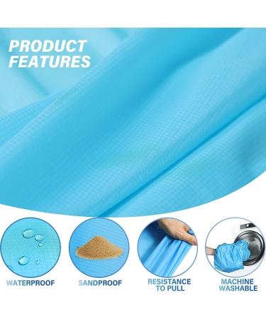 Famstar Beach Blanket Oversized Extra Large79 X 83" Waterproof Sandproof Beach Blanket 1-7 Adults Lightweight Durable for Travel Camping Hiking Picnic (79" X 83"  Orange&Blue) 79" X 83" Orange - Buy Online on GoSupps.com