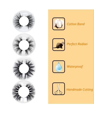 DOORES 3D Mink Lashes 4 Styles | Handmade Mixed-Mink False Eyelashes 16-20mm - Buy Online on GoSupps.com