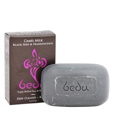 One With Nature 4-ounce Black Seed & Frankincense Camel Milk Bar Soap