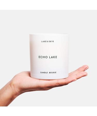 Lake & Skye Echo Lake Candle | Vegan Soy Candle | Floral & Woody | 100% Cruelty-Free | 50 Hour Burn Time | International Shipping - Buy Online on GoSupps.com