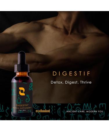 Redmint Herbal Tincture - Digestif | Herbal Supplement with Burdock Root Dandelion Root Extract | Natural Detox and Enhance Gut & Digestive Health | Rooted in Ancient TCM Wisdom | 30 ml - Buy Online on GoSupps.com