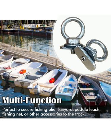 Eupheng Track Mount Kayak Tie Down Eyelet - 6 Piece Hardware Kit for Kayak Canoe Boat Bungee Cord Ropes - Buy Online on GoSupps.com