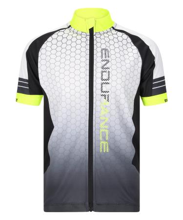 endurance kids cycling jersey Verove 140 5001 Safety Yellow