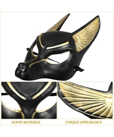 Buy Ciieeo Egyptian Anubis Mask | Adult Plastic Cosplay Costume Accessories for Halloween & Parties - Buy Online on GoSupps.com