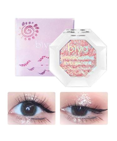 5 Glitter Eyeshadow Palette Pigmented Sparkling Mono Eyeshadow Glitter Sequins | High Pigment Longwear Single White Eye Makeup for Day & Night Fovolat 5 Pcs Love of Roses