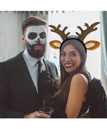 CYNOSURETECH 1 Piece Cute Antler Headband Reindeer Antler Hairpin Brown Antler Headband Christmas Reindeer Antler Headband Suitable for Carnival Christmas Masquerade - Buy Online on GoSupps.com