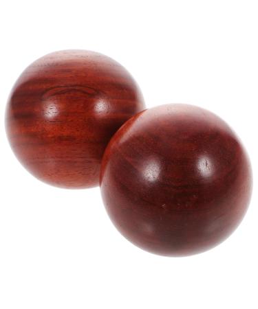 Gatuida 4 sets Handball Massageball Massage balls Hand massager Small wooden pearls Chinese handballs Portable massager massage.