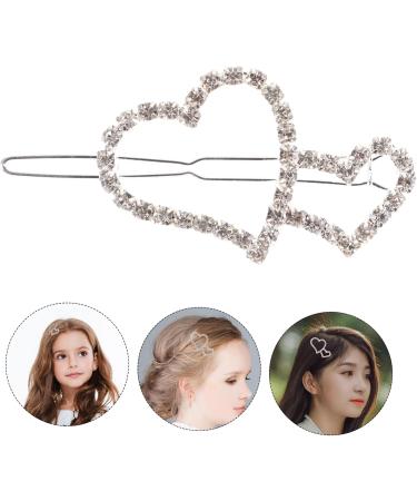 FRCOLOR Hollow Hairpin Alloy Bb Rhinestone Hair Alligator Clip Alloy Hair Clips Hair Barrettes for Women Diamaond Bridesmaid Hair Girls Side Barrette Miss Manual Rhinestones - Buy Online on GoSupps.com