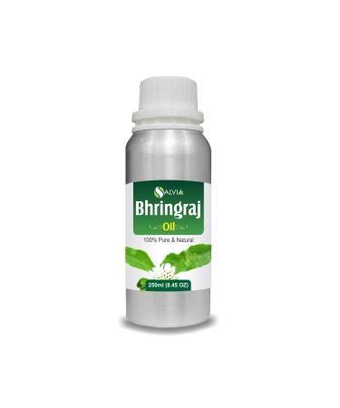 Salvia Bhringraj Oil (Eclipta alba) 100% Pure & Natural - Undiluted Uncut Cold Pressed Premium Oil Use for Aromatherapy Skin Care & Hair - Therapeutic Grade (250 ML (8.45351))