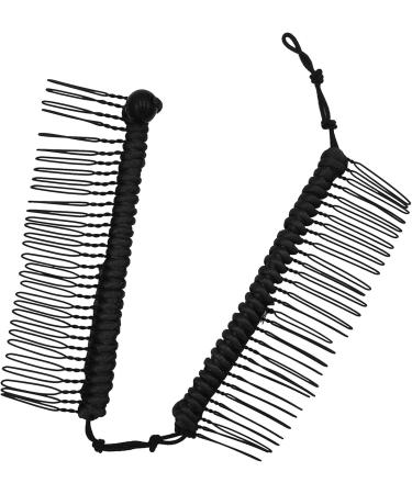 FEXPDL Banana Clips For Hair 2 Pieces Banana Clip 30 Teeth Banana Hair Clips For Thick Hair Vintage Stretchy Banana Hair Clip for Thick Curly Wavy Hair Styling Accessories(Black Pink) Black/PINK - Buy Online on GoSupps.com