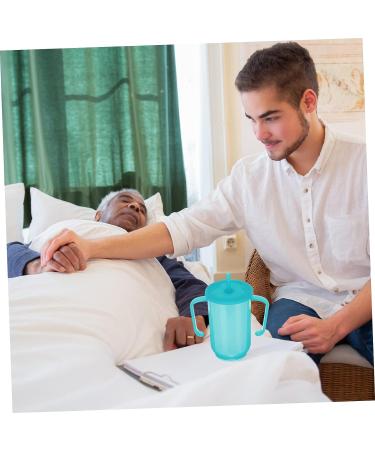 5pcs Elderly Feeding Mug Set | Leak-proof Nursing Straw Cups | Bedridden & Disabled Care | Spillproof Training Tumbler | Exclusive Bluex5pcs - Buy Online on GoSupps.com